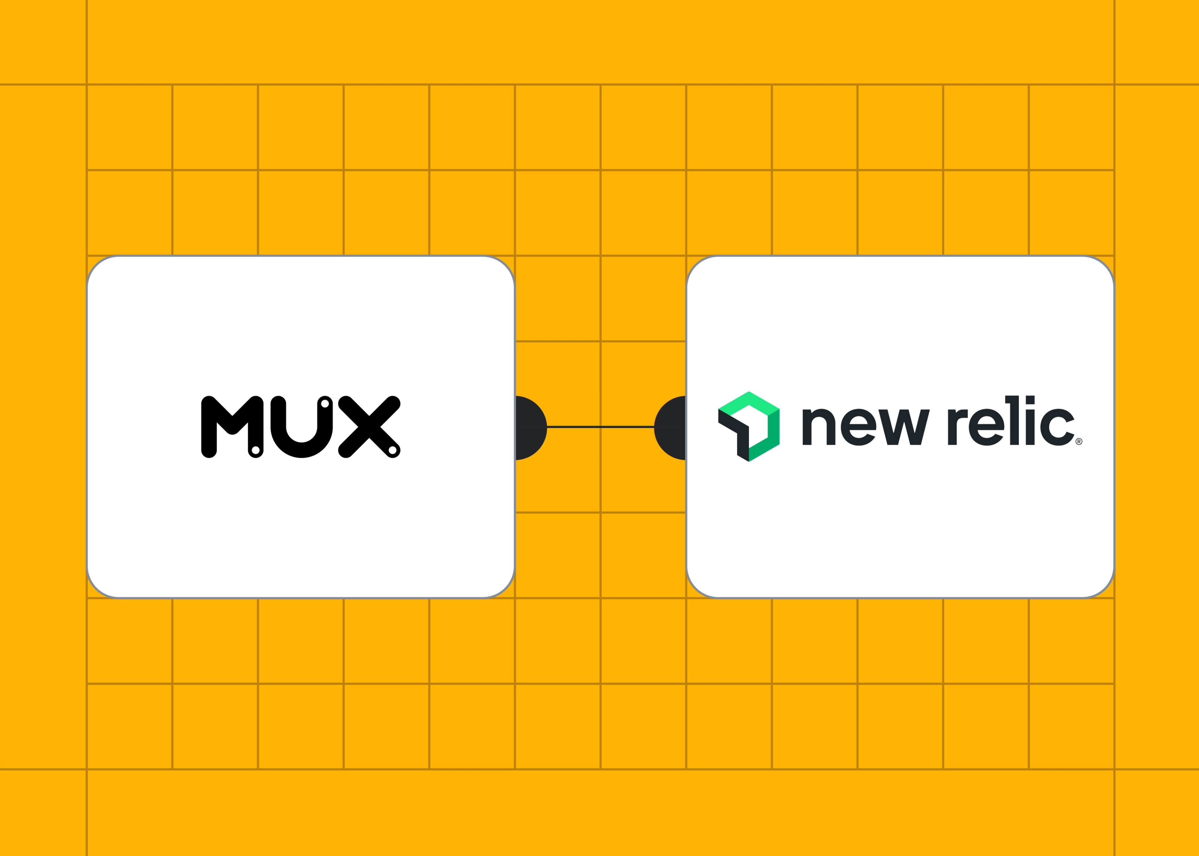 Mux and New Relic partnership design