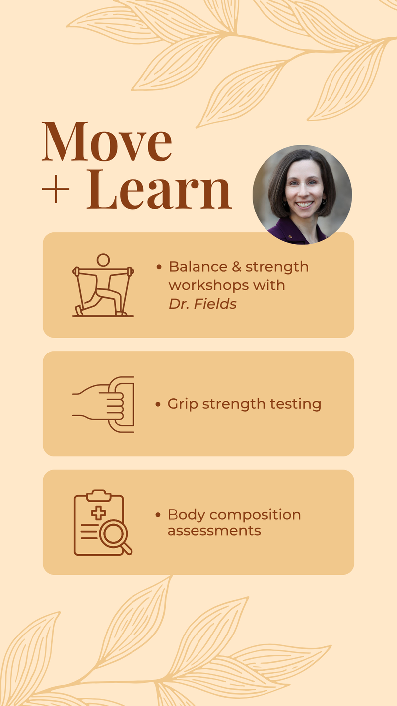 LSR Wellness — “Move + Learn” open house story slide