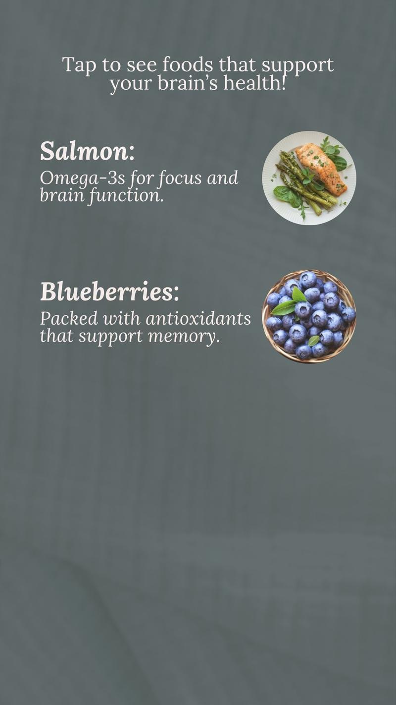 Brain Food 101 — Salmon and Blueberries