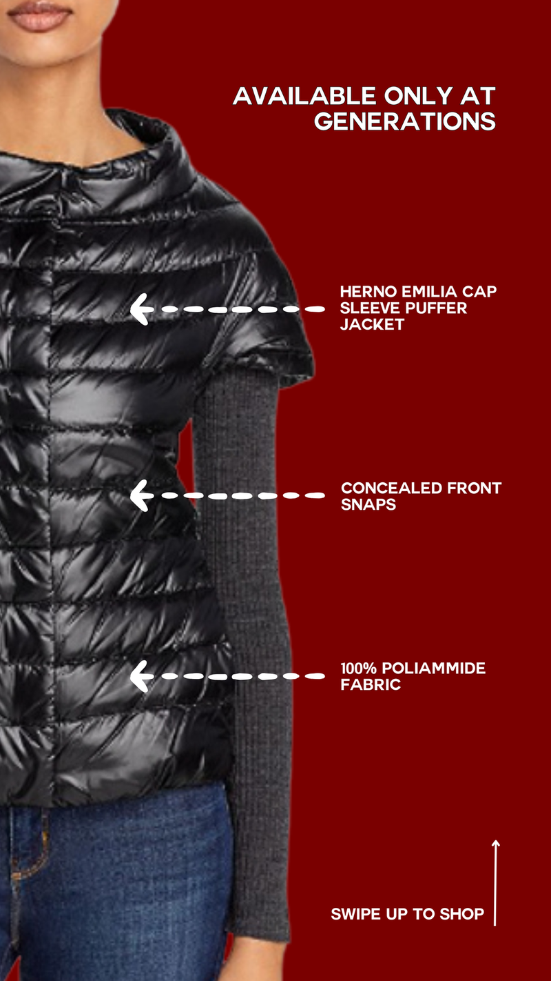 Generations — Herno Emilia puffer jacket product story slide