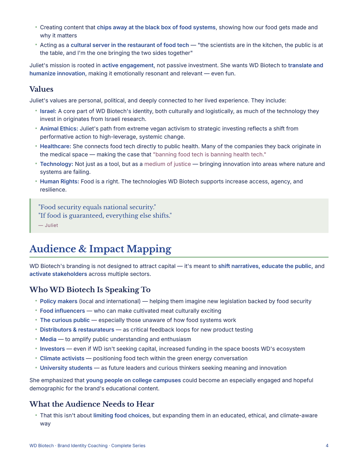 Brand Identity Coaching Report — page 4