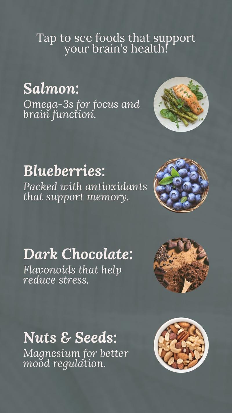 Brain Food 101 — Blueberries, Dark Chocolate, and Nuts & Seeds