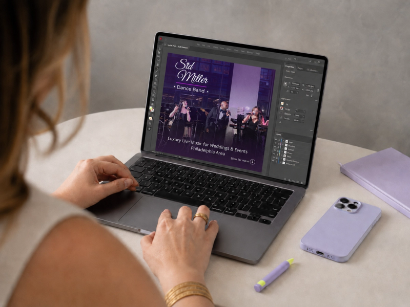 Graphic design work in progress