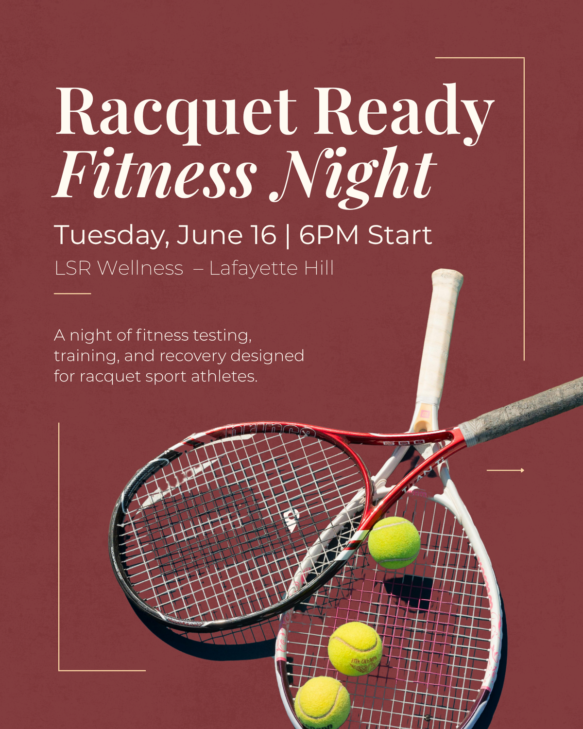 LSR Wellness fitness event carousel — slide 1 of 6
