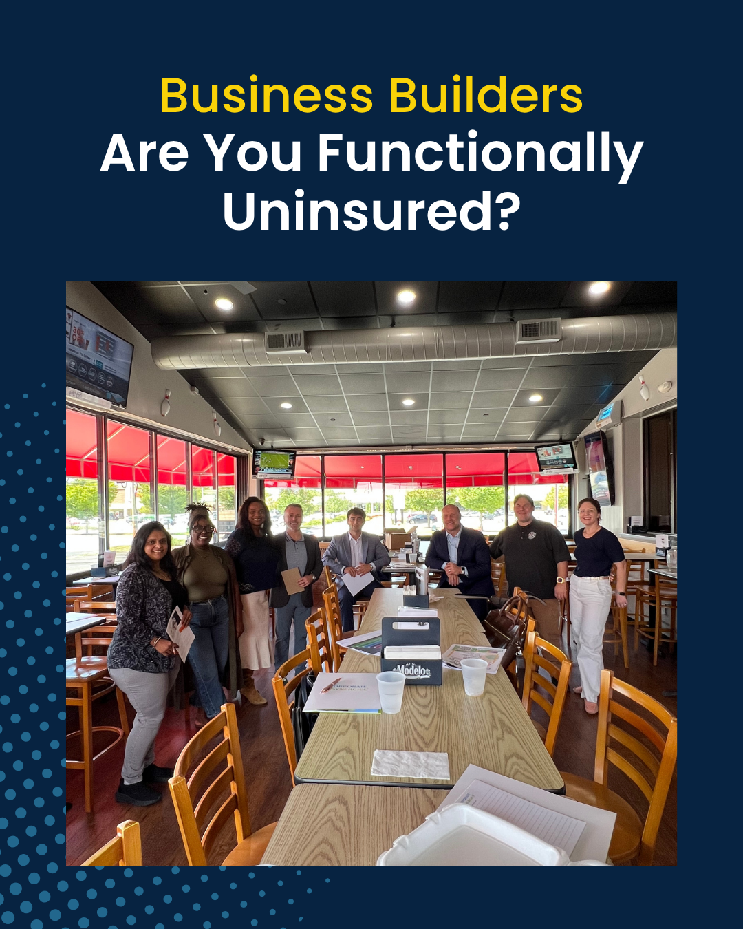 MCCC — Business Builders: Are You Functionally Uninsured? event slide