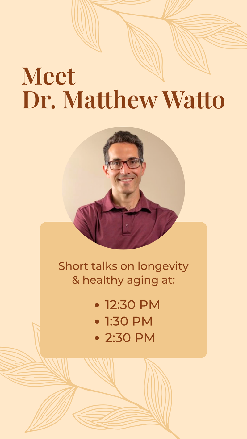 LSR Wellness — “Meet Dr. Matthew Watts” story slide