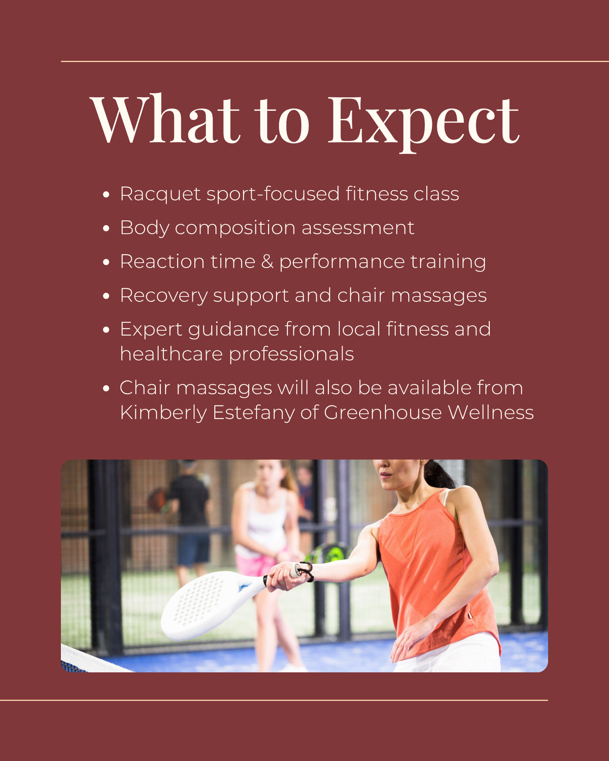 LSR Wellness fitness event carousel — slide 2 of 6