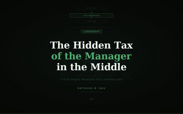 The Hidden Tax of the Manager in the Middle