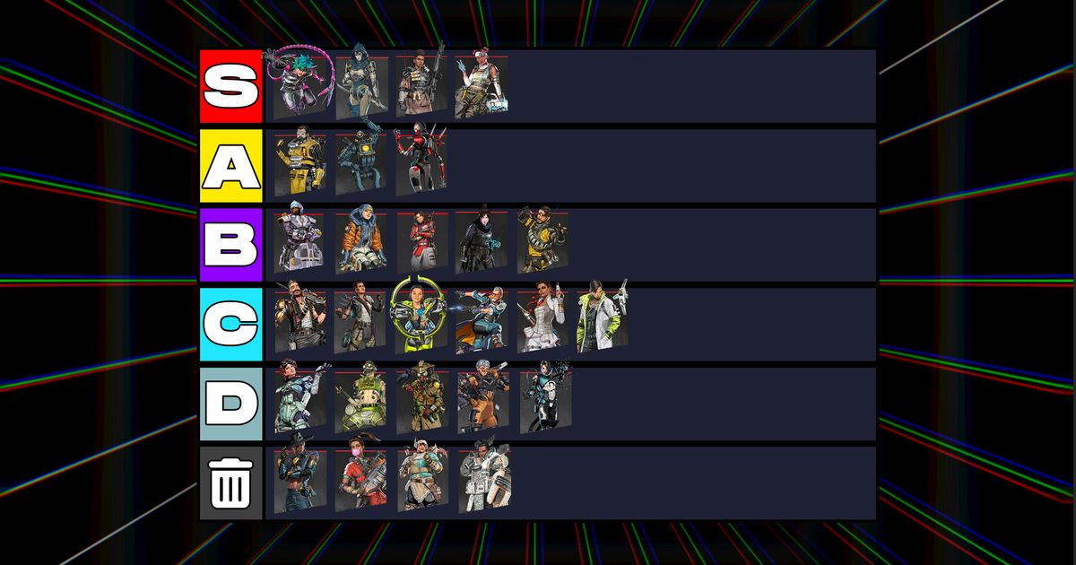 Apex Legends Season 26 Ranked Tier List