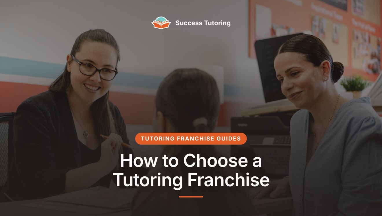 How to Choose a Tutoring Franchise: A 12-Point Checklist | A family meeting the centre director at a Success Tutoring centre