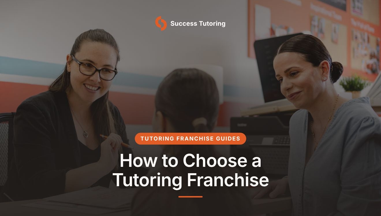 How to Choose a Tutoring Franchise: A 12-Point Checklist | A family meeting the centre director at a Success Tutoring centre