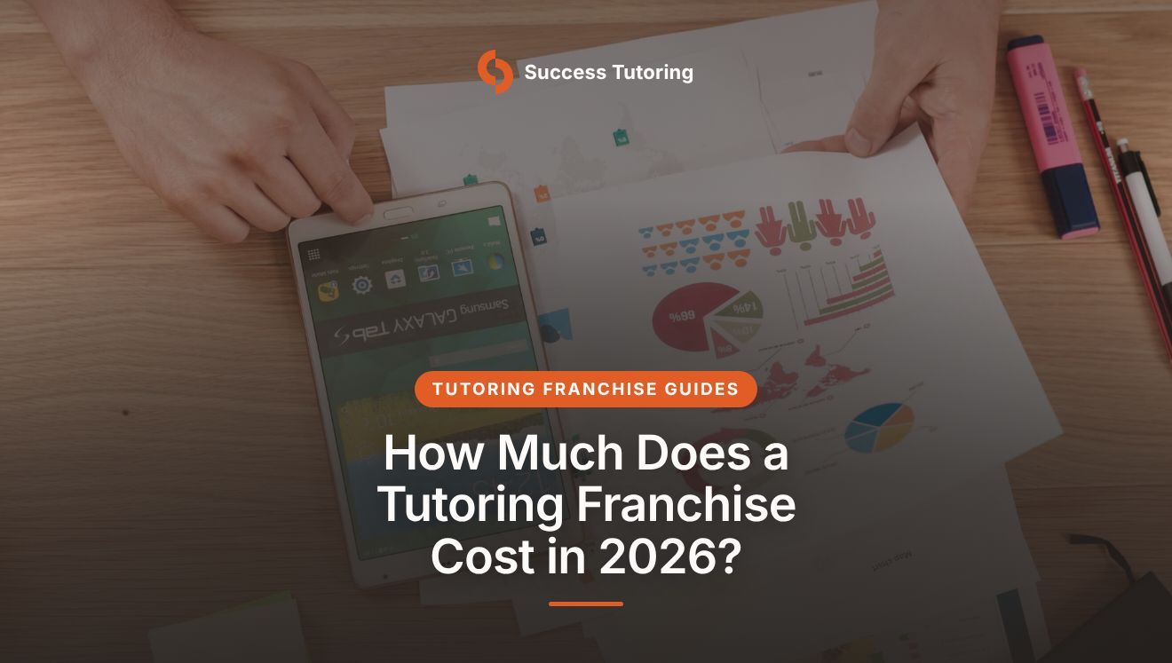 How Much Does a Tutoring Franchise Cost in 2026? | Financial planning papers and a phone on a desk