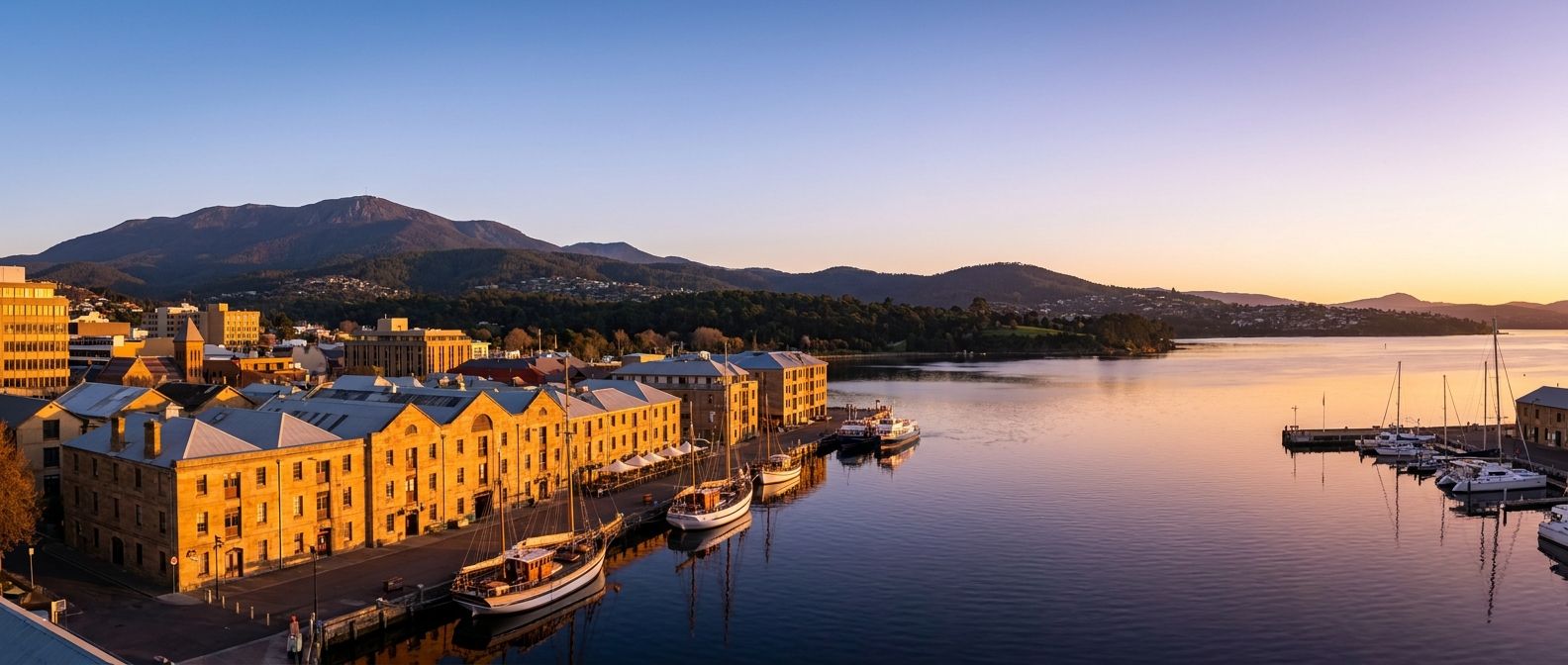 Tasmania's coastline and wilderness, Australia.