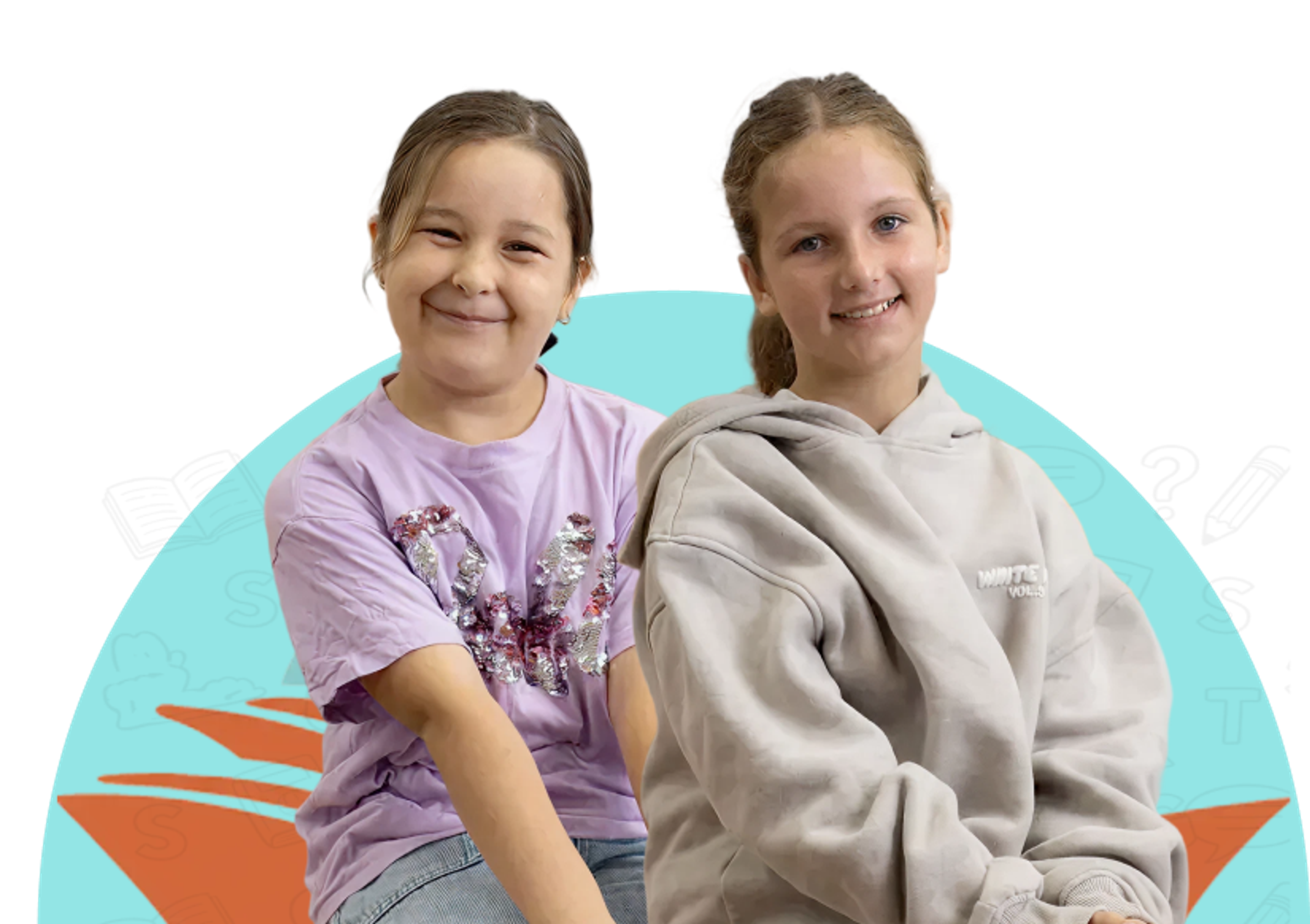 Two smiling students, Success Tutoring results hero image