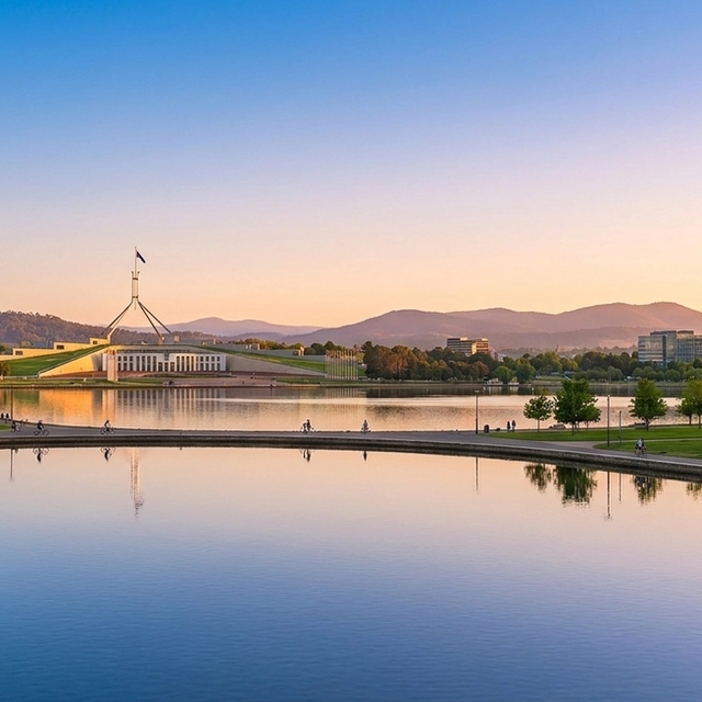 Canberra's landmarks in the Australian Capital Territory.