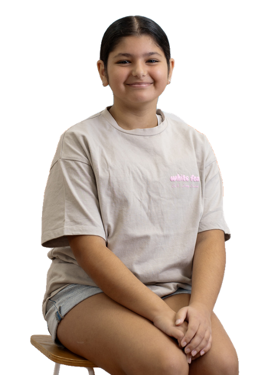Mia, a Success Tutoring student