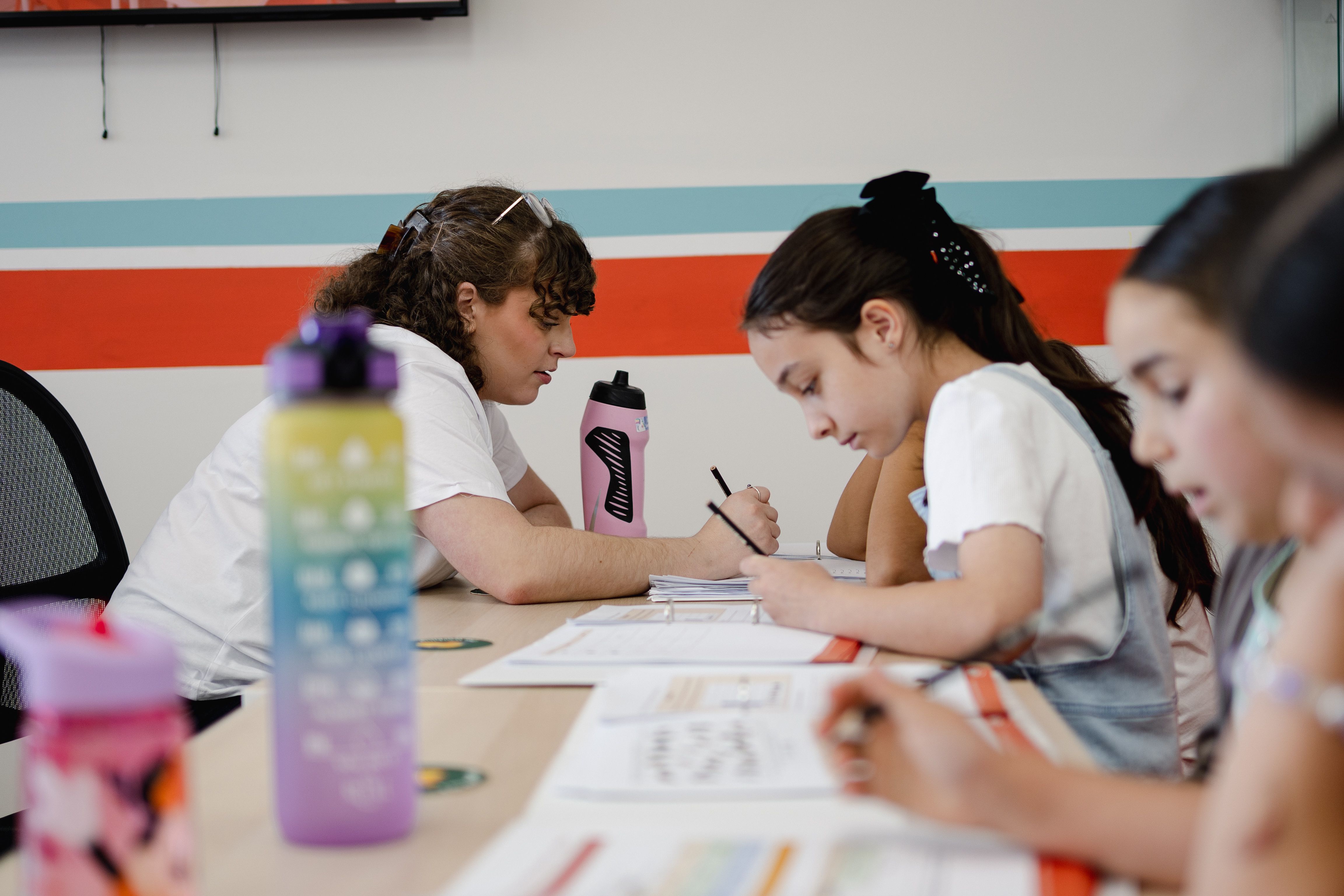 Success Tutoring Student taking a Free Assessment