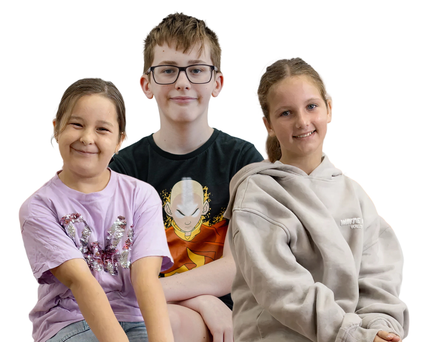 Three smiling students, Success Tutoring services hero image