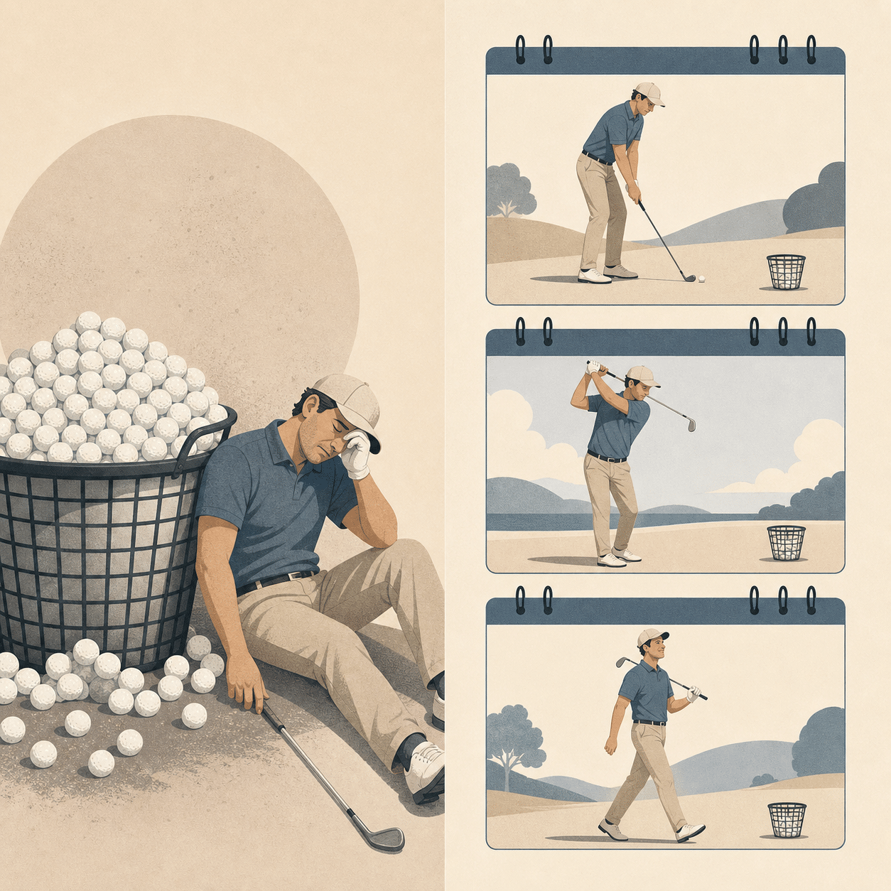 Why Three Short Golf Sessions Beat One Long Session