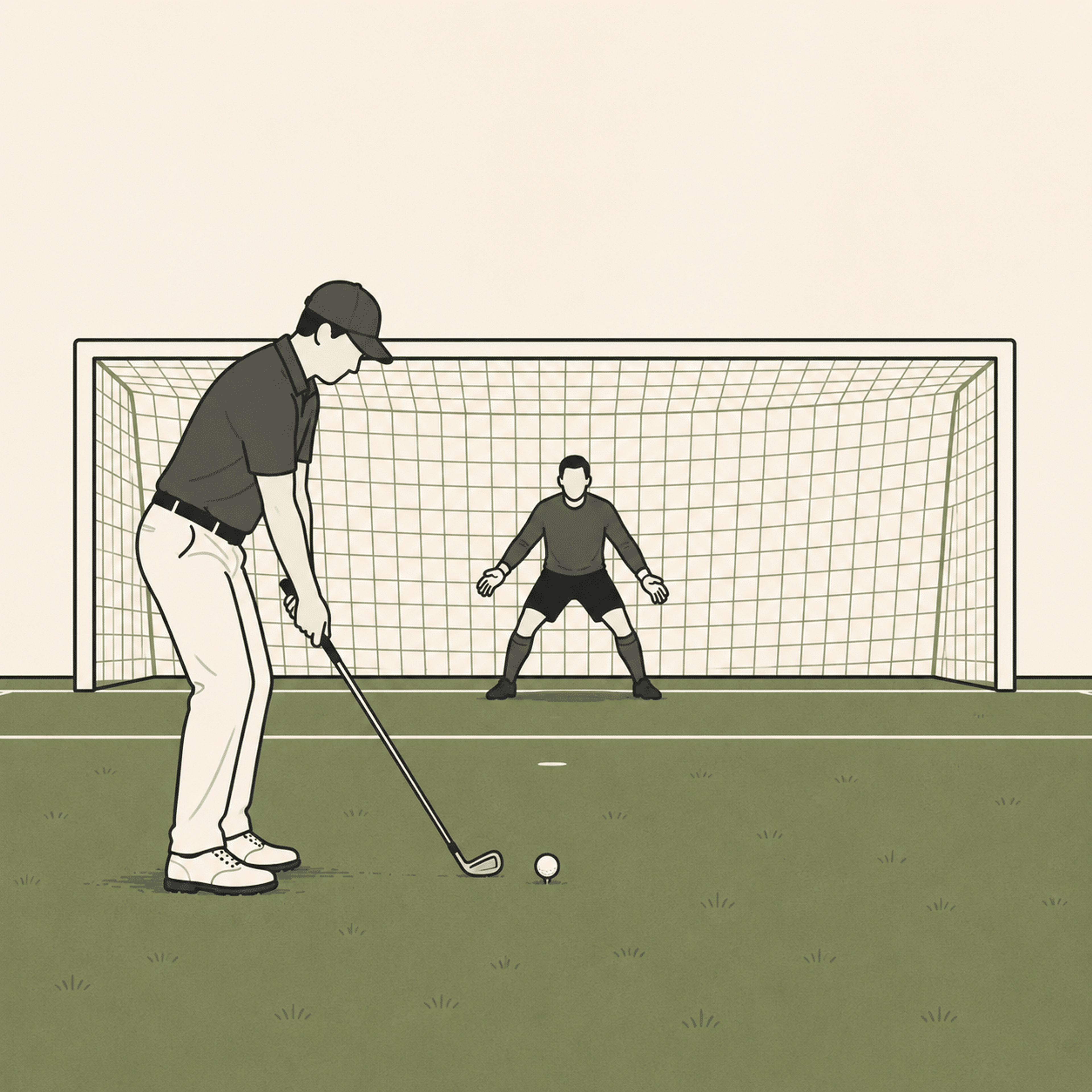 Football Penalty Kicks vs. Golf Swings: The Science of Committing to Your Shot