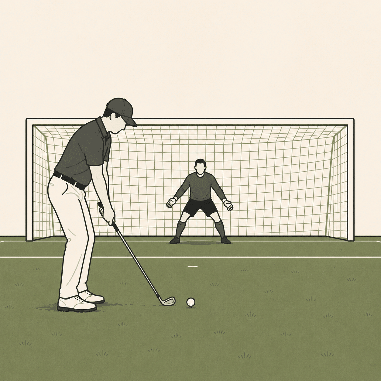Football Penalty Kicks vs. Golf Swings: The Science of Committing to Your Shot