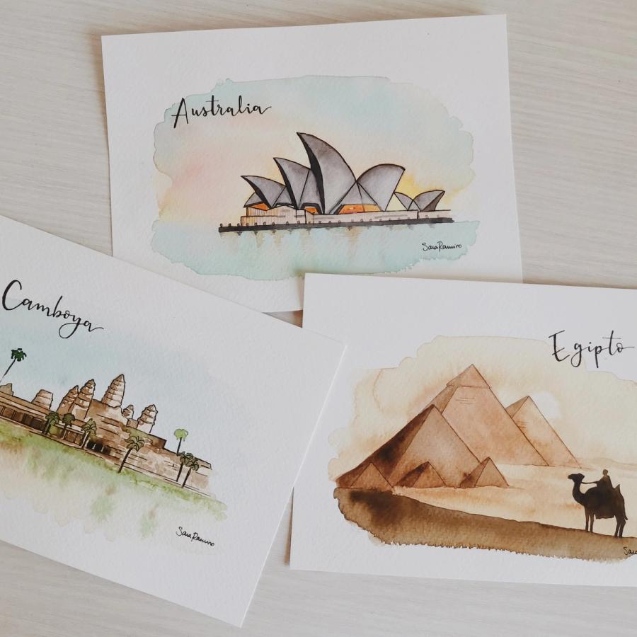 Ilustraciones de viajes