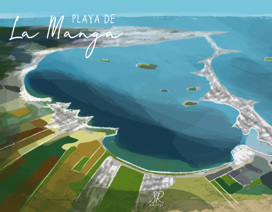 Meseros de boda digitales con varias playas, en este caso La Manga