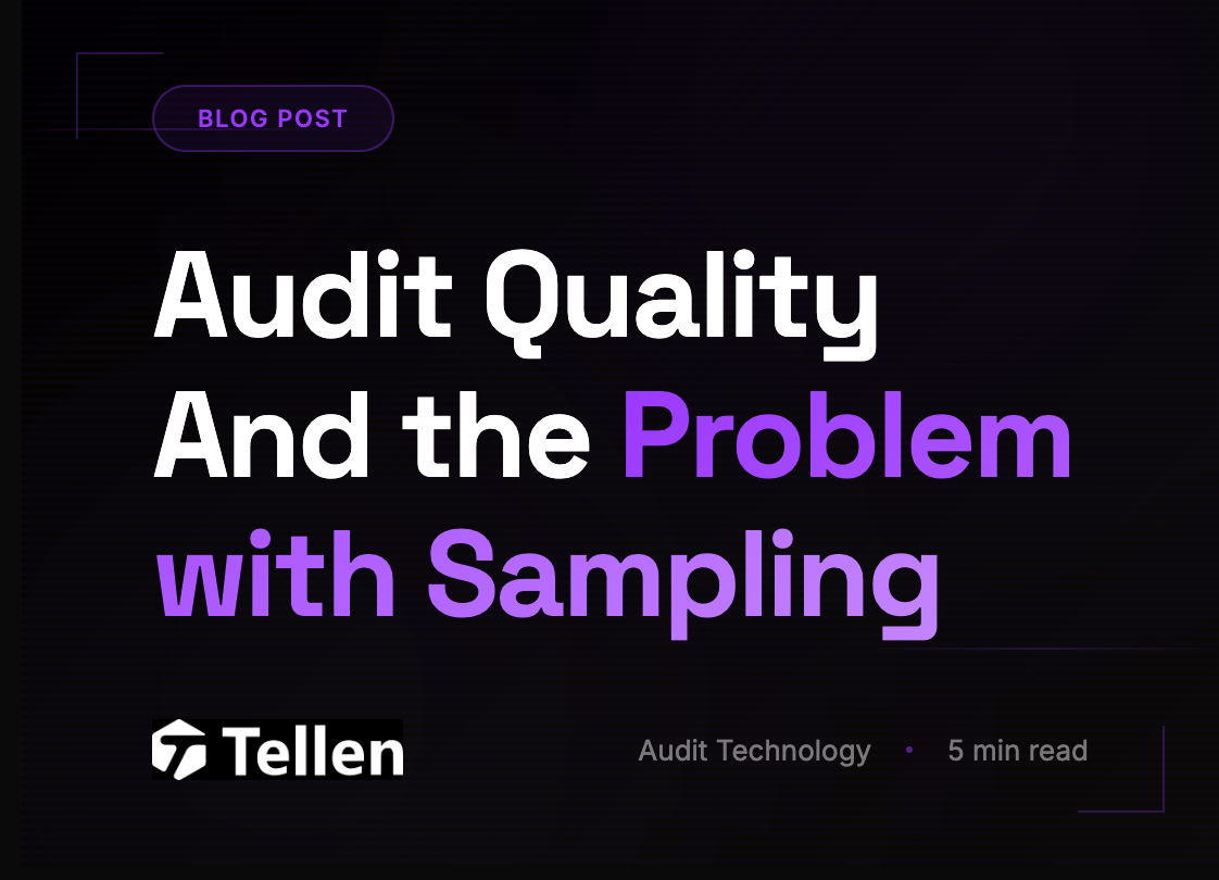 Thumbnail for Audit Quality And the Problem with Sampling
