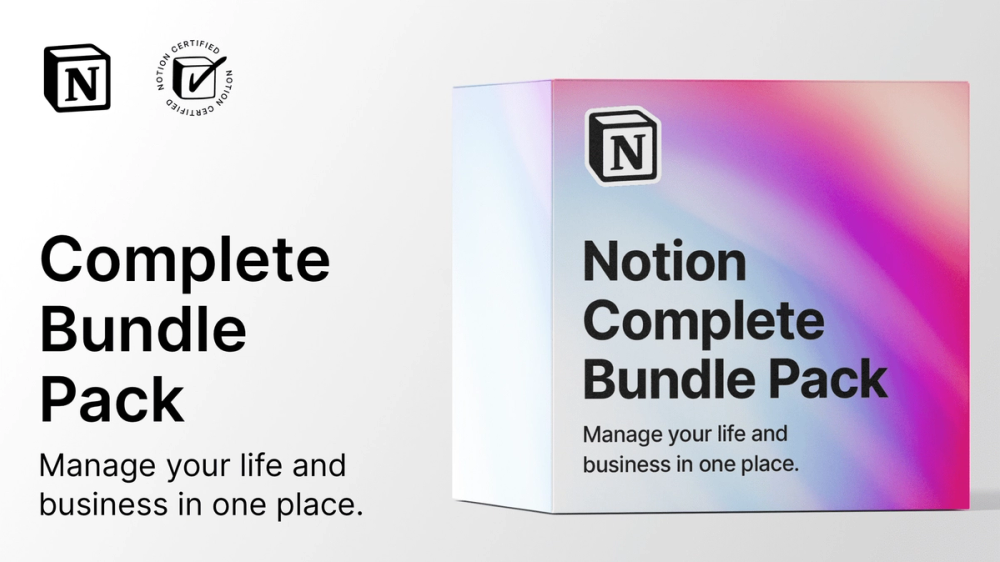 image of Notion Complete Bundle Pack