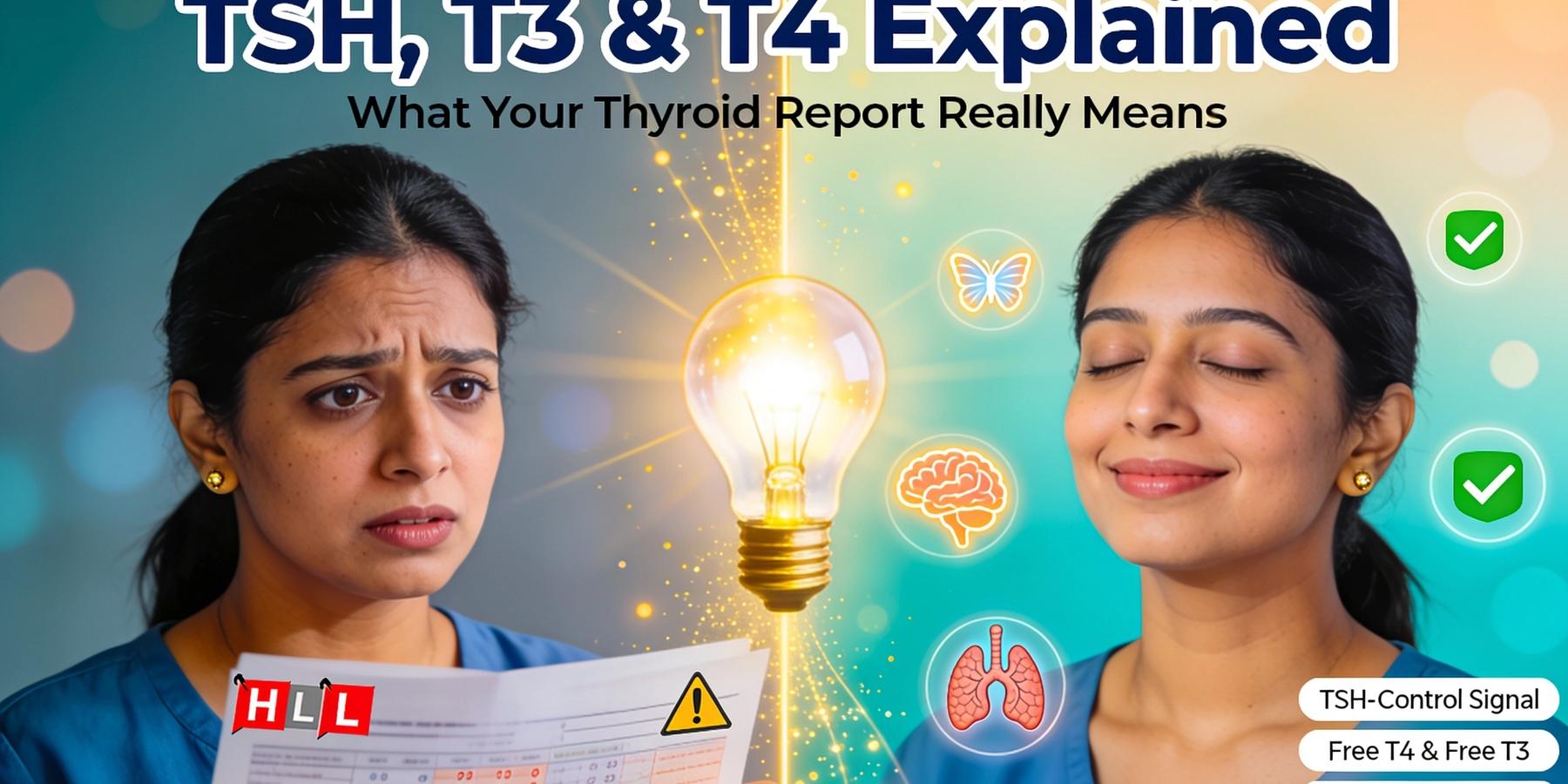 Thyroid Test Results – TSH, T3, T4 Explained Simply