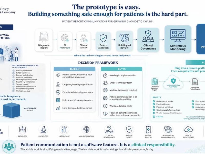 Build vs Buy: Patient Report Communication for Growing Diagnostic Chains