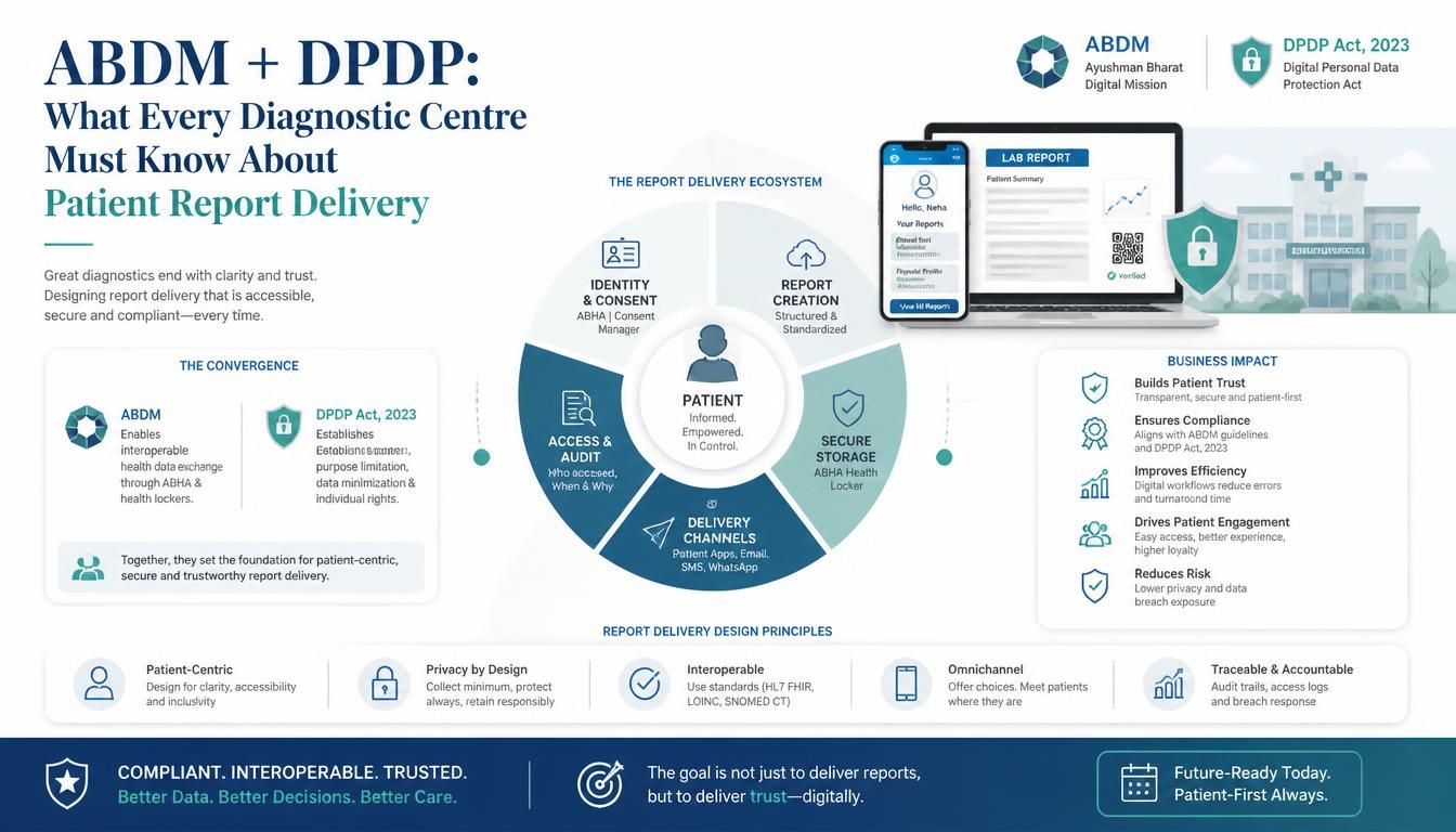 ABDM and the DPDP Act: What Indian Diagnostic Centres Need to Know