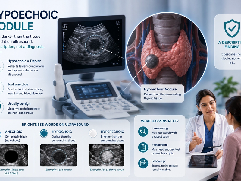 Hypoechoic Nodule: What This Word Means on Your Ultrasound