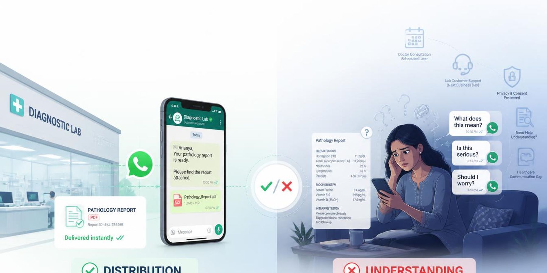 Sending Reports on WhatsApp: What Diagnostic Labs Get Right and Wrong