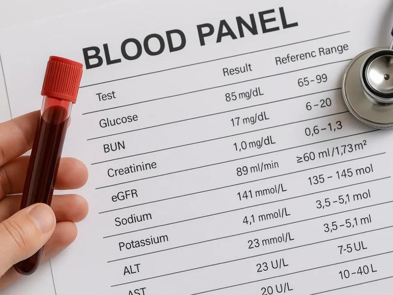 What "Abnormal" looks like in a Blood Test Report