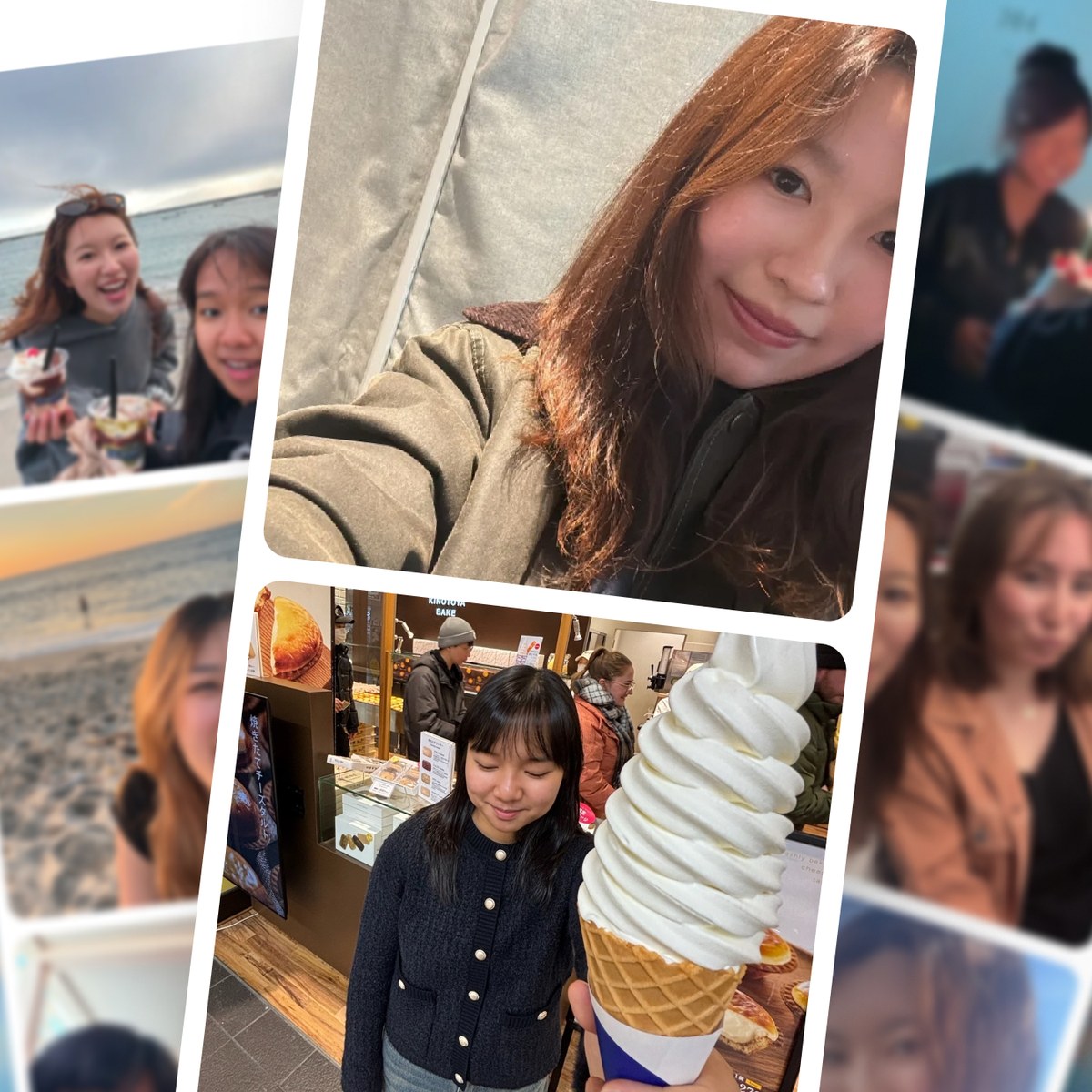 3 photo strips showcasing fun memories & daily moments stacked on top of each other