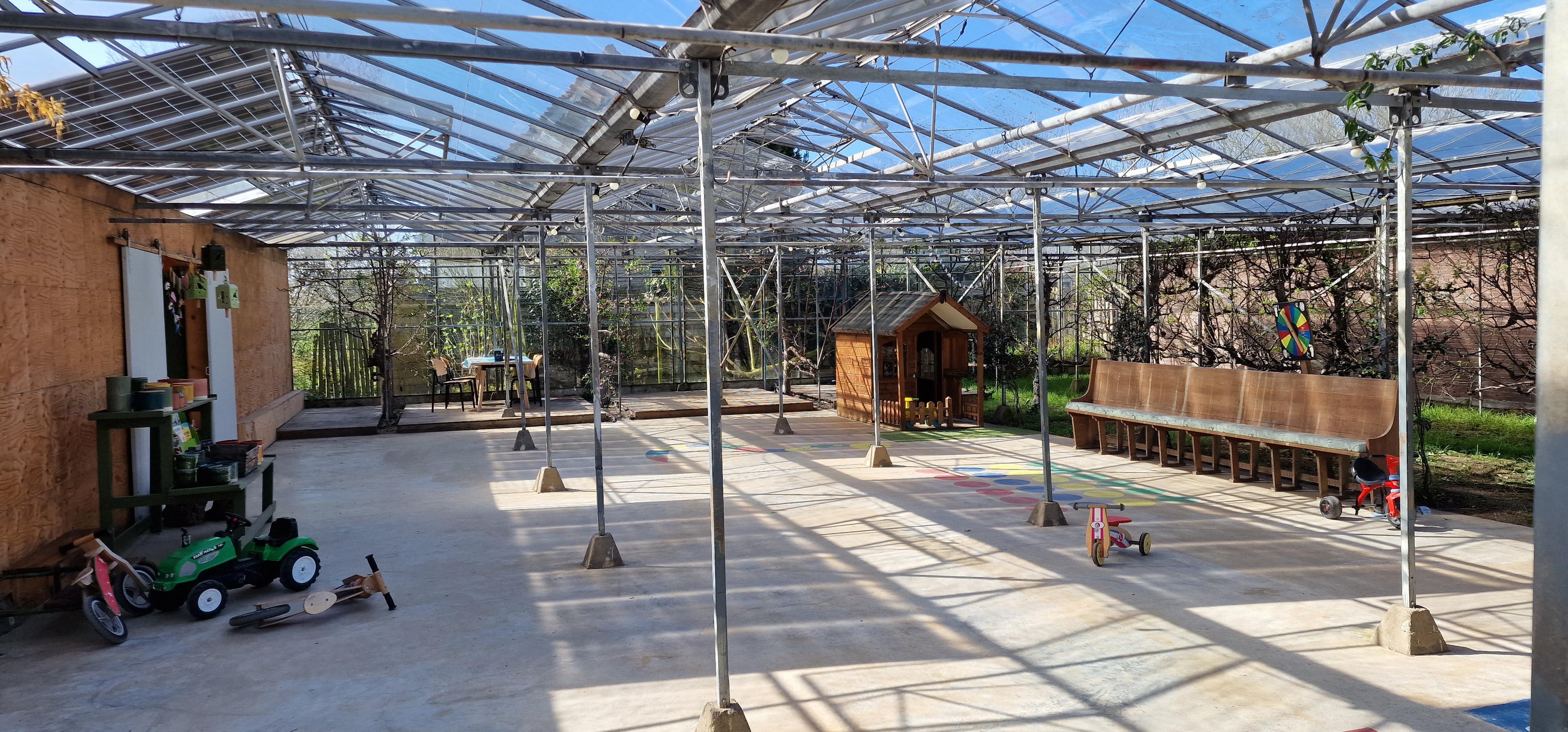 Photo of the greenhouse section