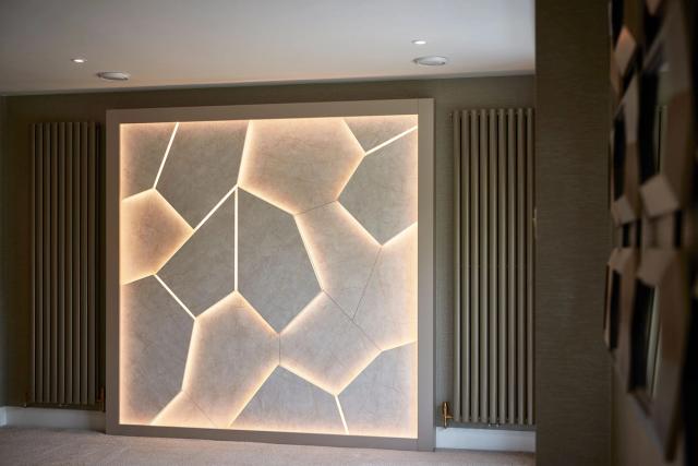 Wall panelling feature