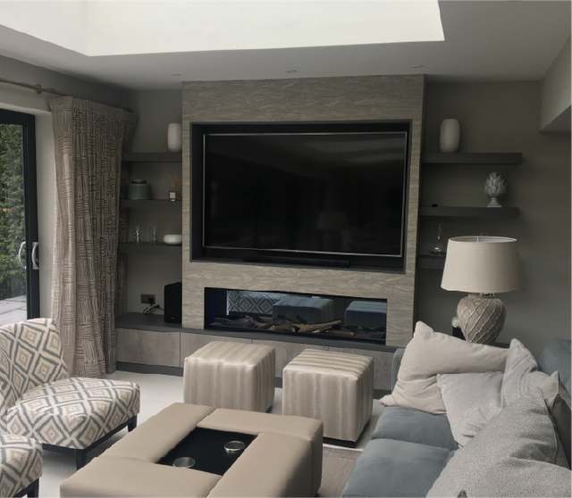 Media and bar furniture