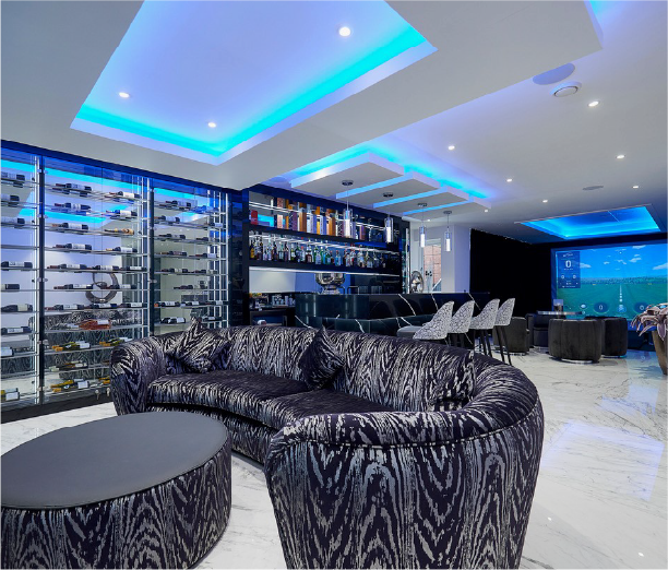 Media and bar furniture