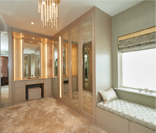 Fitted bedroom furniture