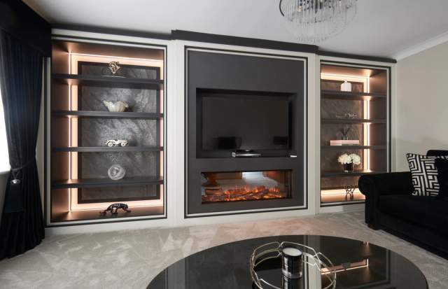 Media and bar furniture
