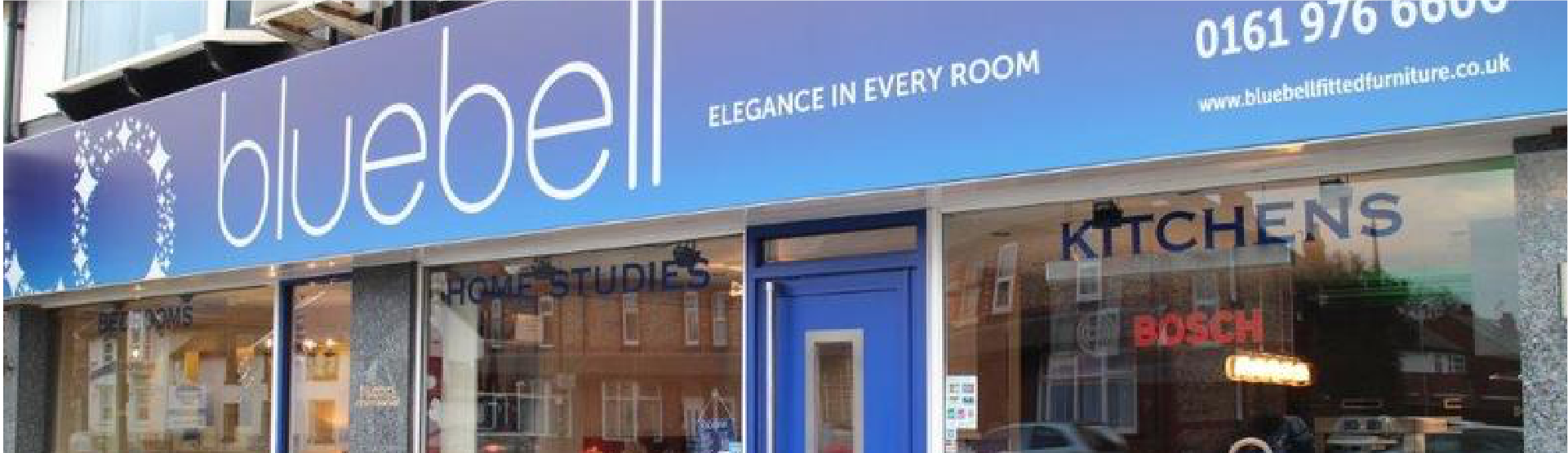 Bluebell kitchen showroom in Cheshire