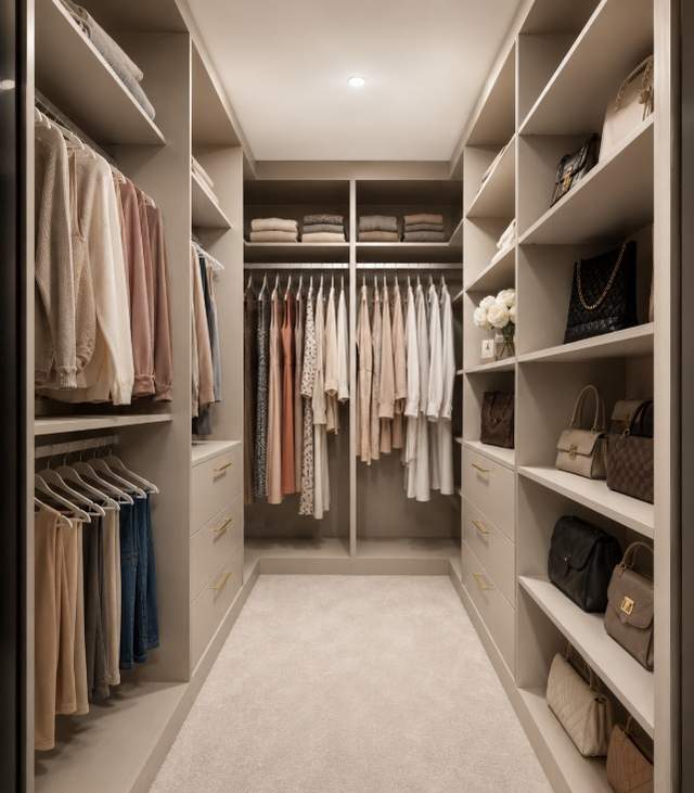 Design render of fitted furniture