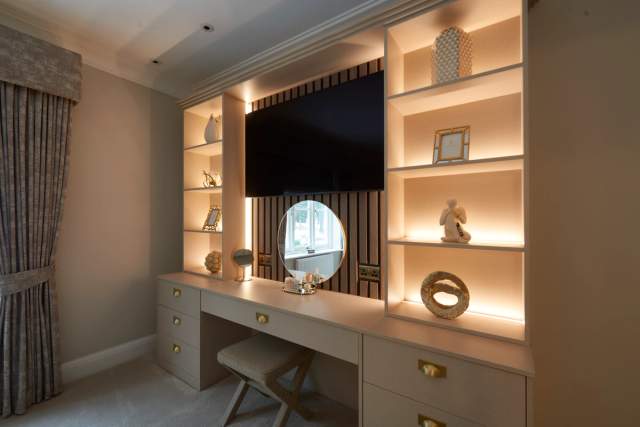 Fitted bedroom furniture