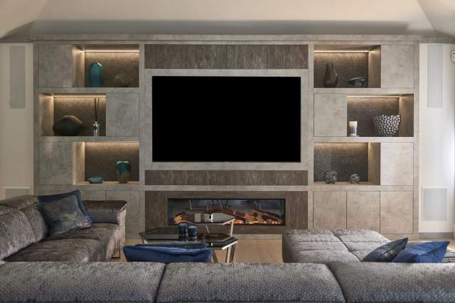 Entertainment room detail