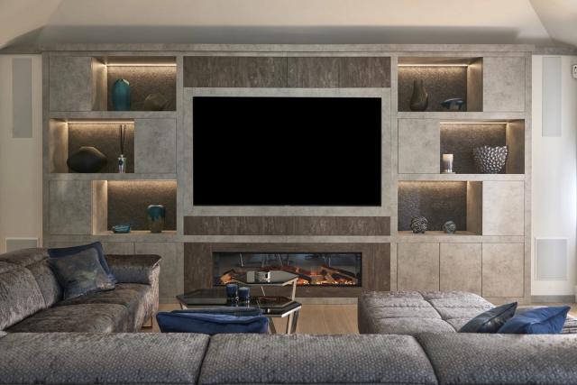 Entertainment room detail