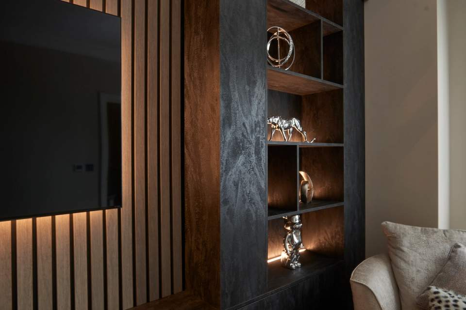 Media and bar furniture