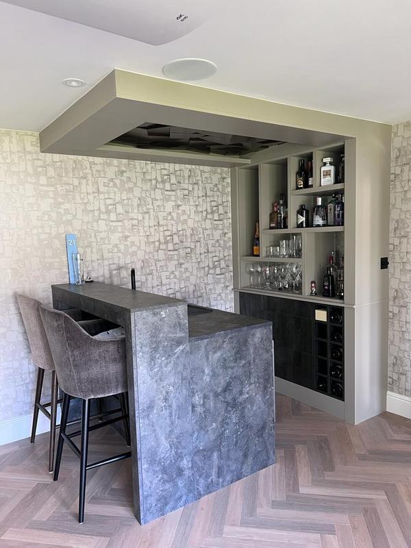 The home bar