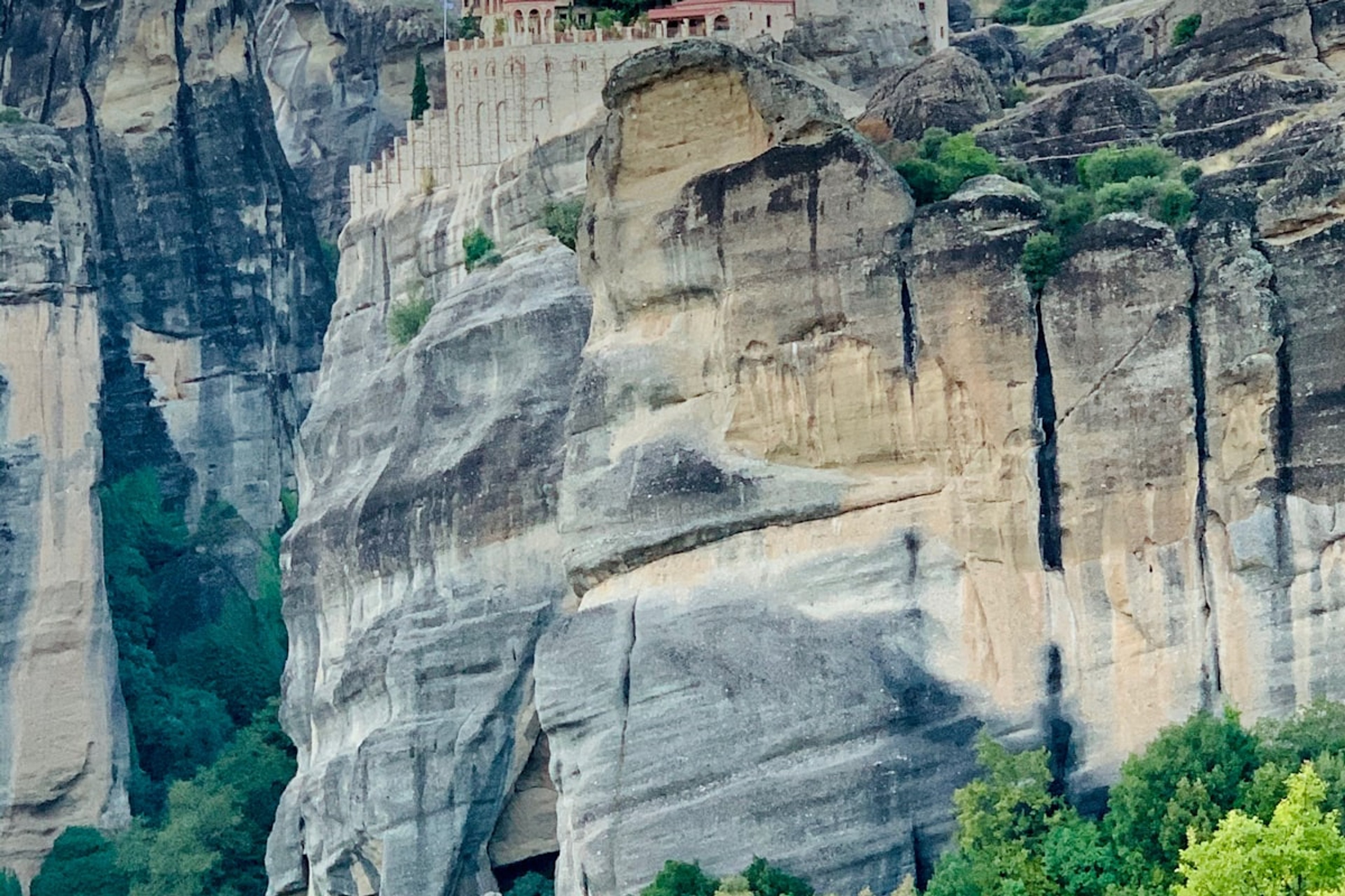 Byzantine monasteries in the hills